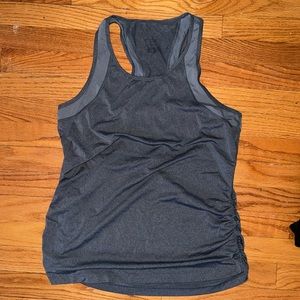 Tek gear ruched side  dry tek racerback tank top